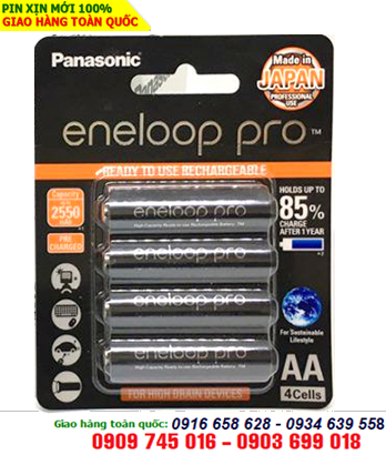 Eneloop Pro BK-3HCCE/4BT; Pin sạc AA Eneloop Pro BK-3HCCE/4BT AA 2550mAh 